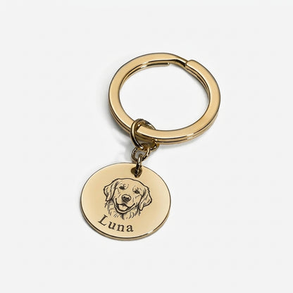 Pet Face Keychain