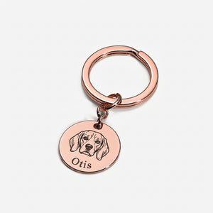 Pet Face Keychain
