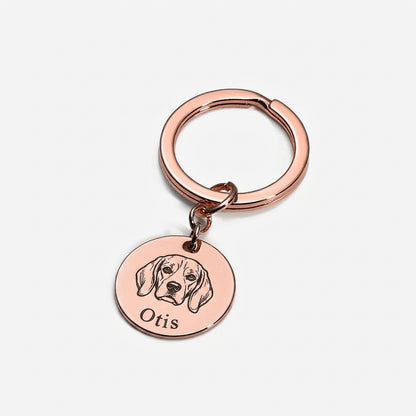 Pet Face Keychain